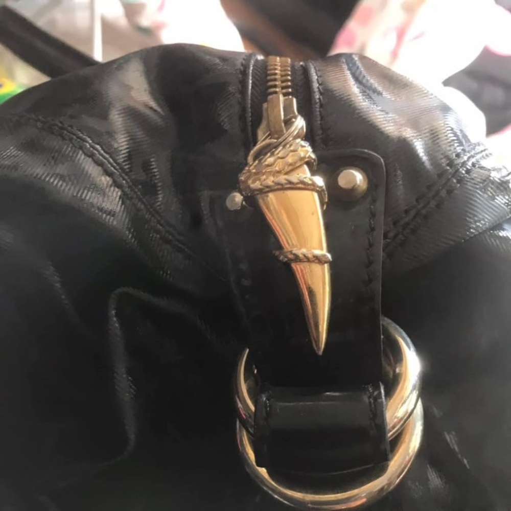 Roberto Cavalli Black and Gold Women's Bag - Picture 2 of 6